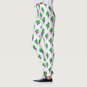 Leggings Motif Grapevine Violet (Gauche)
