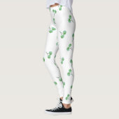 Leggings Motif Green Cherry (Gauche)