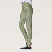 Leggings Motif Green et Gold Fern (Gauche)