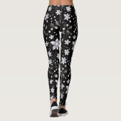 Leggings Motif gris et noir (Dos)