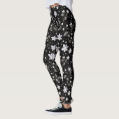 Leggings Motif gris et noir (Gauche)