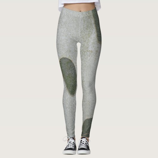Leggings Motif gris naturel (Devant)