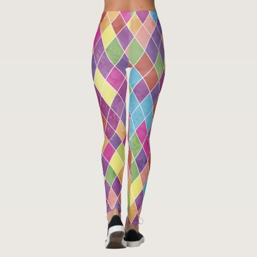 Leggings Motif Grunge Harlequin (Dos)