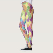 Leggings Motif Grunge Harlequin (Gauche)