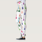 LEGGINGS MOTIF GUITAR COLORÉ (Gauche)