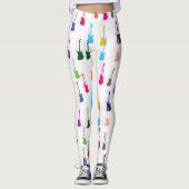 LEGGINGS MOTIF GUITAR COLORÉ (Devant)