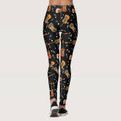 Leggings Motif Guitare Music Notes (Dos)