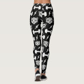 Leggings Motif Gym Léopard (Dos)
