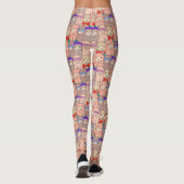 Leggings Motif habillé à la mode de lama (Dos)