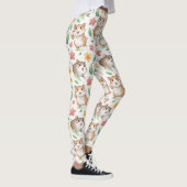 Leggings Motif hamster de danse mignonne (Droite)