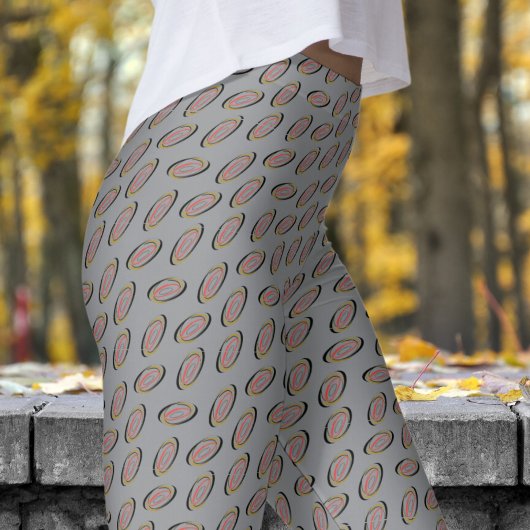 Leggings Motif Hélix gris chic