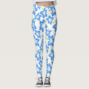 Leggings Motif Hibiscus