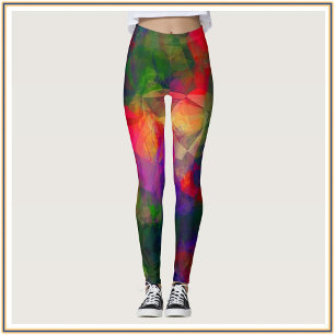 Leggings Motif hippie psychédélique