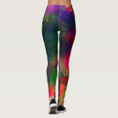 Leggings Motif hippie psychédélique (Dos)
