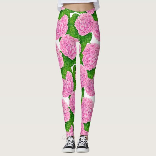 Leggings Motif Hydrangea (Devant)