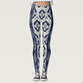 Leggings Motif Ikat Floral Paisley (Devant)