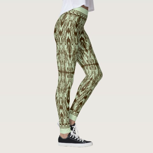 Leggings Motif Ikat marbré teint (Droite)