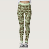 Leggings Motif Ikat marbré teint (Devant)