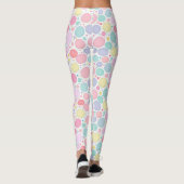 Leggings Motif imparfait à points pastel (Dos)
