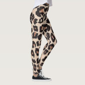 Leggings Motif imprimé animal léopard (Droite)