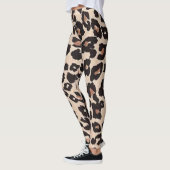 Leggings Motif imprimé animal léopard (Gauche)