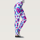 Leggings Motif imprimé léopard néon (Droite)
