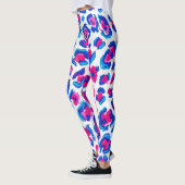 Leggings Motif imprimé léopard néon (Gauche)