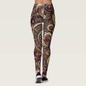 Leggings Motif industriel rustique Steampunk (Dos)