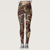 Leggings Motif industriel rustique Steampunk (Devant)