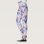 Leggings Motif Iris Flower (Gauche)