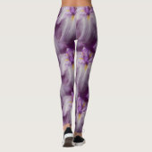Leggings Motif japonais Iris violet (Dos)