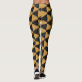 Leggings Motif jaune et noir (Dos)
