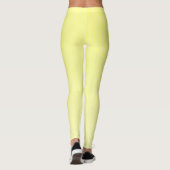 Leggings Motif jaune points blancs (Dos)