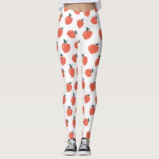 Leggings Motif joli de pêche (Devant)