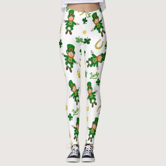 Leggings motif Jour de la Saint Patrick (Devant)