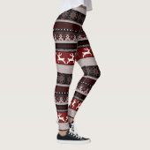 Leggings Motif juste Brown d'île (Droite)