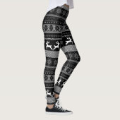 Leggings Motif juste monochrome d'île (Droite)