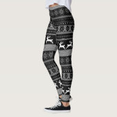 Leggings Motif juste monochrome d'île (Gauche)