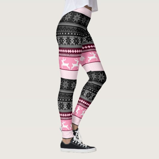 Leggings Motif juste rose d'île (Droite)