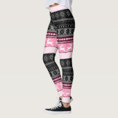 Leggings Motif juste rose d'île (Gauche)