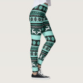 Leggings Motif juste vert d'île (Droite)