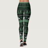 Leggings Motif juste vert d'île (Dos)