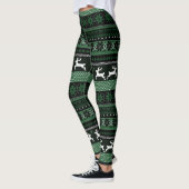 Leggings Motif juste vert d'île (Gauche)