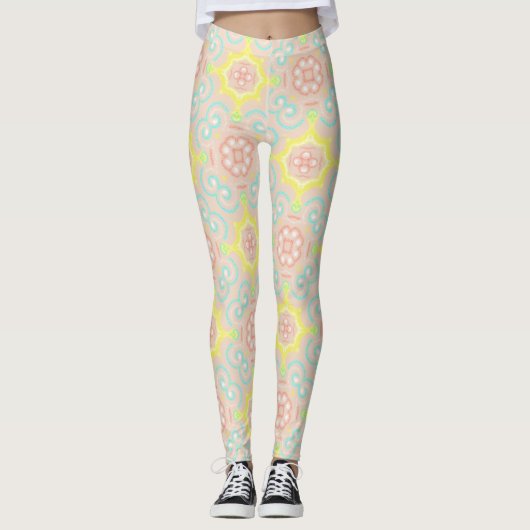Leggings Motif Kaléidoscope (Devant)