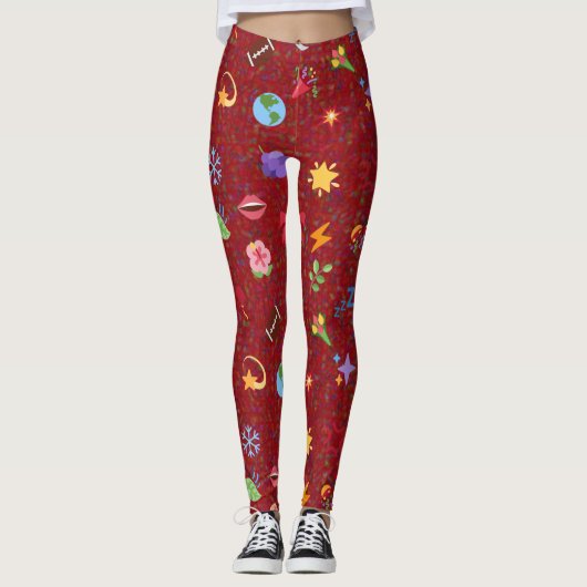 Leggings motif kawaii (Devant)