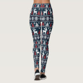 Leggings Motif laide de rennes nordiques (Dos)
