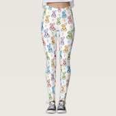 Leggings Motif lapin lapin de Pâques | Vacances (Devant)
