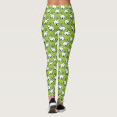 Leggings Motif lapins - Noir et Blanc avec Grn Martien (Dos)