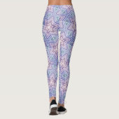 Leggings Motif Lavender géométrique Star Maze (Dos)