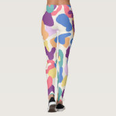 Leggings Motif léopard coloré (Dos)